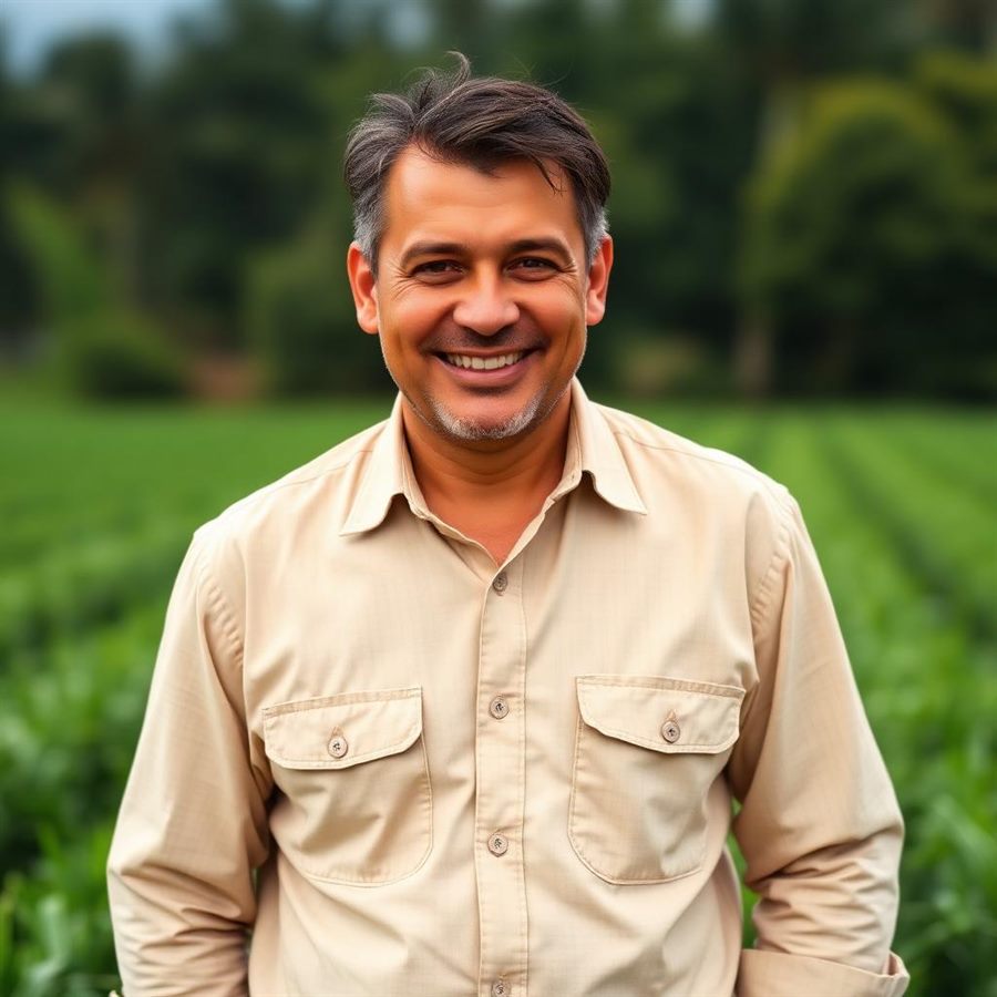 Eduard Burbano, ingeniero agropecuario